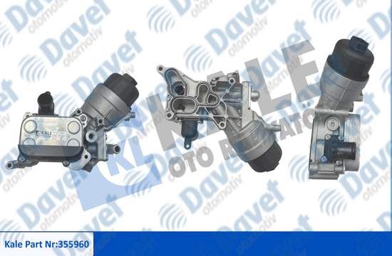 KALE 355960 Yag Sogutucu Opel Astra H Corsa D 1.3cdti 06z14 - Fiat Doblo Idea Linea Punto Evo 1.3dmtj 06 > - Alfa Romeo Mito 1.3mtj 09> - Lancia Musa Ypsilon 1.3dmtj 06>11 (Komple)